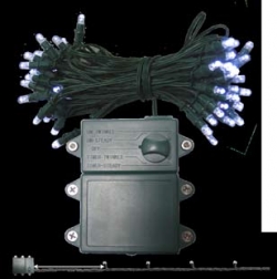 LED lichtsnoer 100 LED kleur WIT