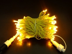 LED snoer 10m. 100 LED kleur GEEL