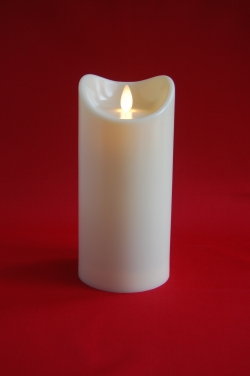Realistische kaars 18,5 cm.