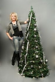 Tree-in-a-box GROEN met DECO in ZILVER
