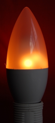 Vuurlamp E14 Kaars model