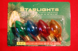 4 Reservelampjes voor Starlights gekleurd