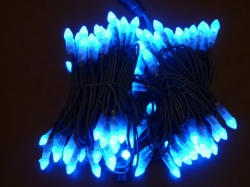 LED snoer 10 m. lang 100 lamps kleur BLAUW
