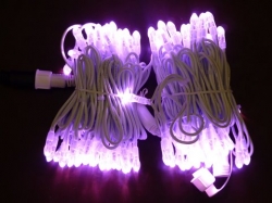 LED snoer 10 m. lang 100 lamps kleur ROZE