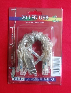 USB LED verlichting kleur MULTI COLOUR