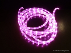 LED lichtslang 2,5 meter kleur roze (los)